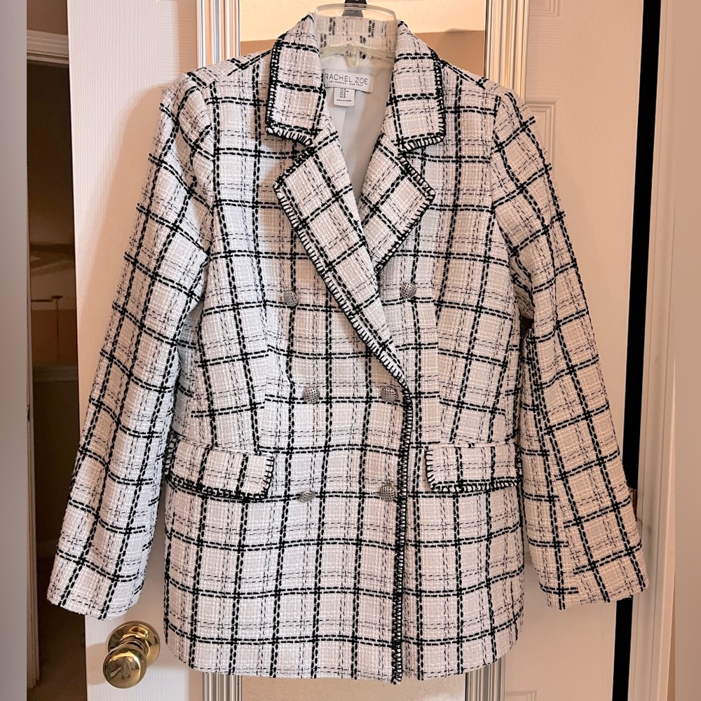 Rachel Zoe Double Breasted Blazer, Size Medium